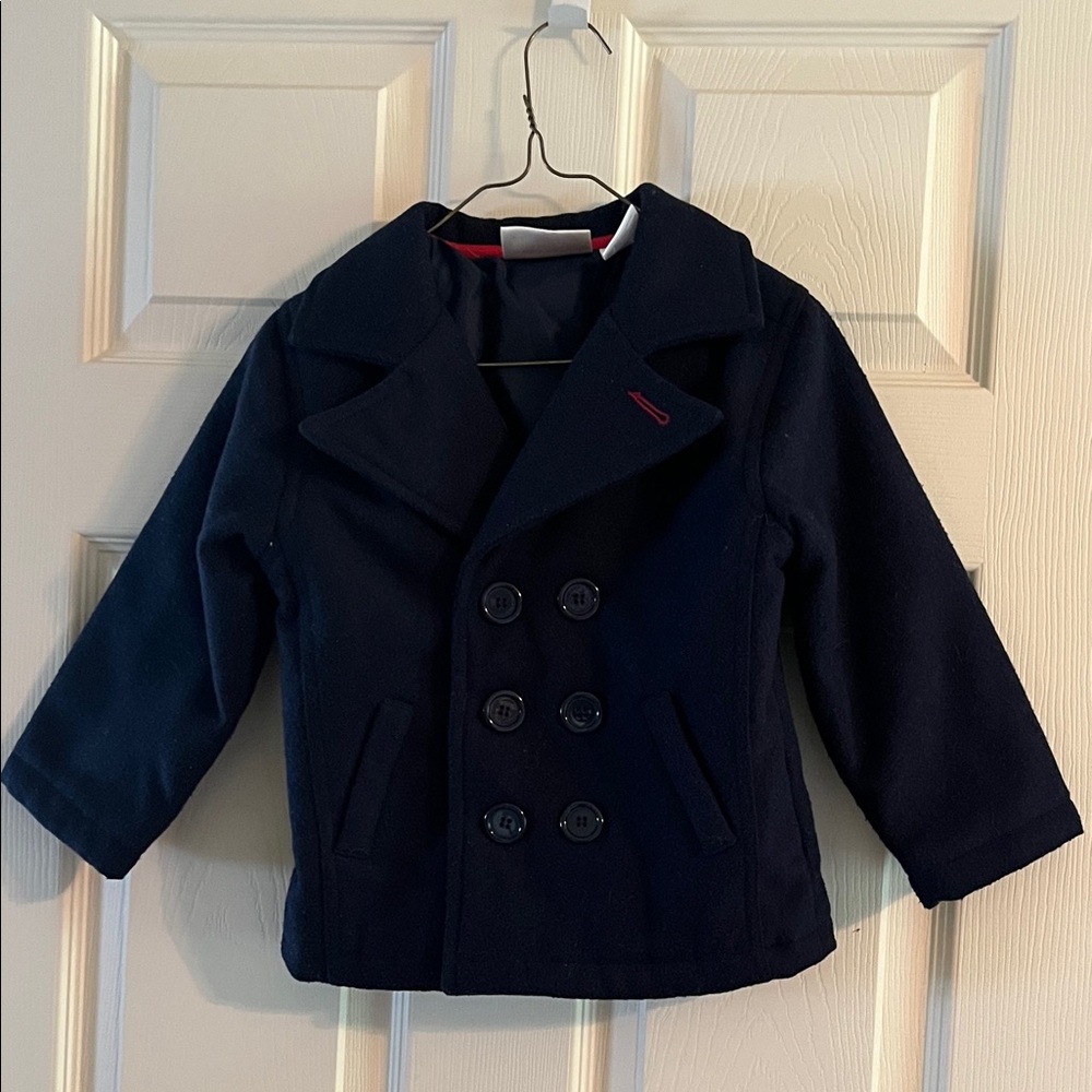 Classic Navy Kids Pea Coat